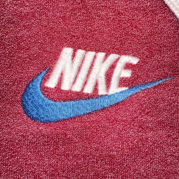 Nike Womens Full Zip Hoodie Size Small Light Red Oversized - Picture 6 of 6